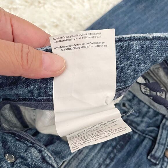 Boss Hugo Boss KANSAS 50245066 Regular Straight Medium Wash Cotton Denim Jeans - Picture 15 of 15